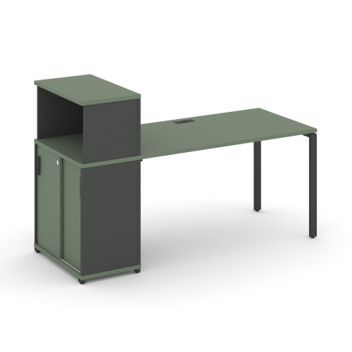 Стол офисный с опорным шкафом-купе Concept CN.SP-237 Стол офисный с опорным шкафом-купе Concept CN.SP-237