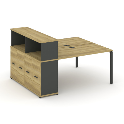 Бенч-система с опорным распашным шкафом Concept CN.DRS-227 фото 4 Бенч-система с опорным распашным шкафом Concept CN.DRS-227 фото 4