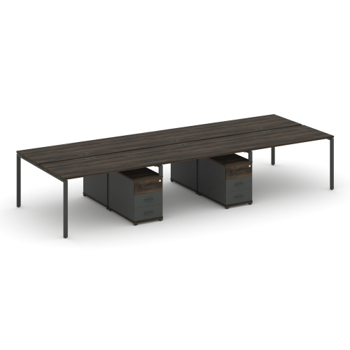 Бенч-система на 6 мест с 2 опорными тумбами Concept CN.DRS-344 фото 3 Бенч-система на 6 мест с 2 опорными тумбами Concept CN.DRS-344 фото 3