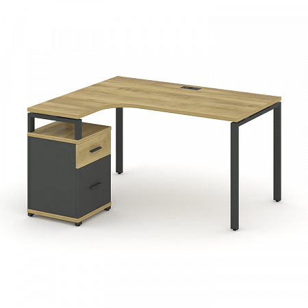 Стол эргономичный с опорной тумбой Concept CN.SA-306(L)