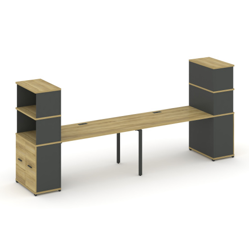Бенч-система с опорными распашными шкафами Concept CN.ORS-231 фото 4 Бенч-система с опорными распашными шкафами Concept CN.ORS-231 фото 4