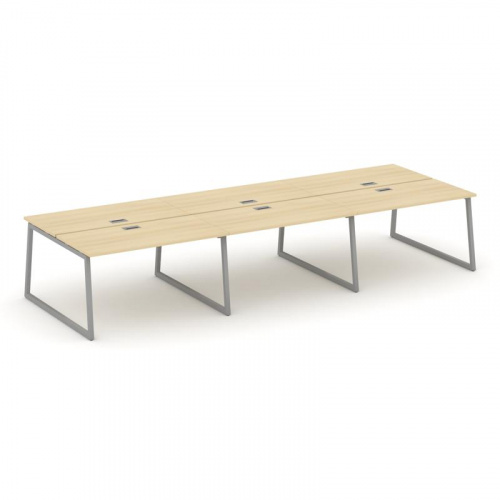 Style Project Рабочая станция 2-х сторон. SN-4T1.DRS-073 Акация Лорка/Металл Антрацит/Заглушка Пласт фото 26