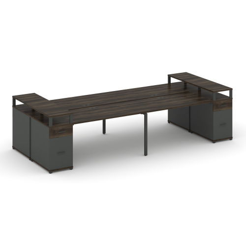 Бенч-система на 4 места с 2 опорными тумбами Concept CN.DRS-448 фото 3 Бенч-система на 4 места с 2 опорными тумбами Concept CN.DRS-448 фото 3