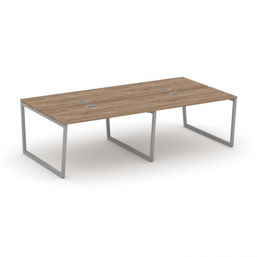 Style Project Рабочая станция 2-х сторон. SN-4T2.DRS-054 Акация Лорка/Металл Антрацит/Заглушка Пласт фото 9