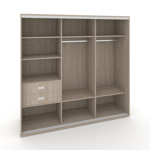 Корпус 3-х секционного шкафа низкого L=2219мм Maris SH.K3-5.2 K6 фото 6