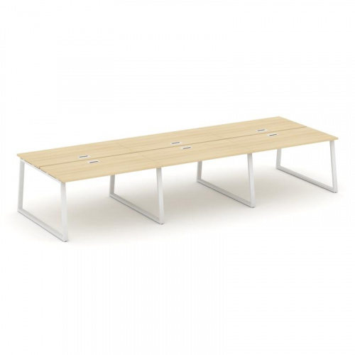 Style Project Рабочая станция 2-х сторон. SN-6T1.DRS-081 Акация Лорка/Металл Антрацит/Заглушка Пласт фото 21