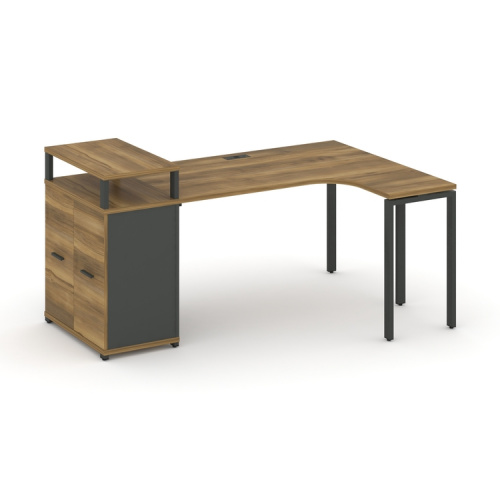 Стол эргономичный с опорным распашным шкафом Concept CN.SA-211(R)
