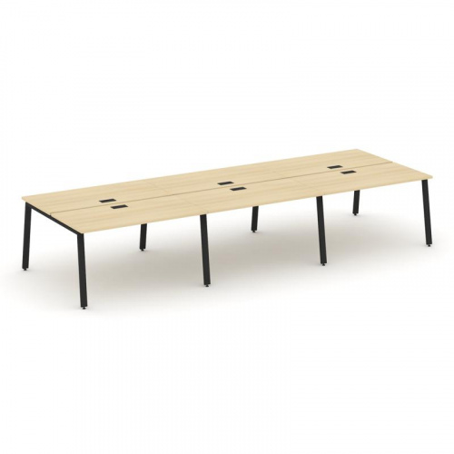 Style Project Рабочая станция 2-х сторон. SN-6A.DRS-062 Антрацит/Металл Белый 3540*1232*750 фото 14