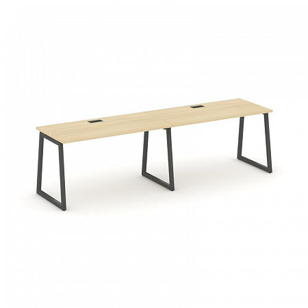 Style Project Рабочая станция 1 сторон. SN-4T1.ORS-014 Акация Лорка/Металл Антрацит/Заглушка Пластик