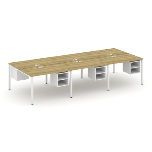 Бенч-система на 6 мест с подвесными тумбами Concept CN.DRS-146 фото 11 Бенч-система на 6 мест с подвесными тумбами Concept CN.DRS-146 фото 11