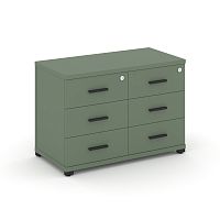 Тумба приставная с 6 ящиками Concept CN.TSP-007 B