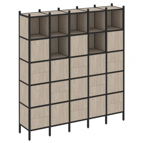 Стеллаж офисный прямой Loft VR.L-10 фото 3 Стеллаж офисный прямой Loft VR.L-10 фото 3