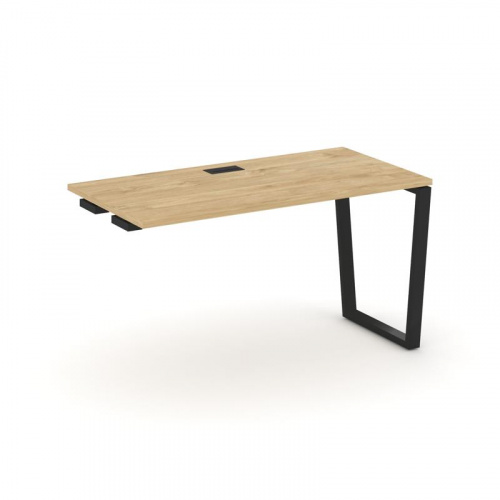 Style Project Стол-приставка к опор. элем. SN-6T2.OPRS-002 Акация Лорка/Металл Антрацит/Заглушка Пла