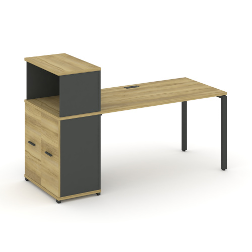 Стол офисный с опорным распашным шкафом Concept CN.SP-226 фото 4 Стол офисный с опорным распашным шкафом Concept CN.SP-226 фото 4