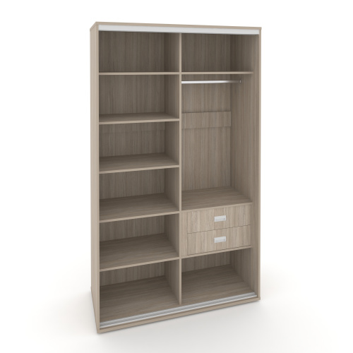 Корпус 2-х секционного шкафа высокого L=1400мм Maris SH.K2-4.1 K3 фото 3