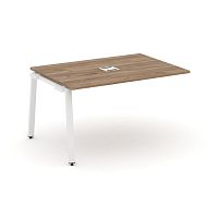 Style Project Проходной наб. элем. перег. стола SN-6A.NSPRG-001 Дуб Табак/Металл Белый 980*980*750