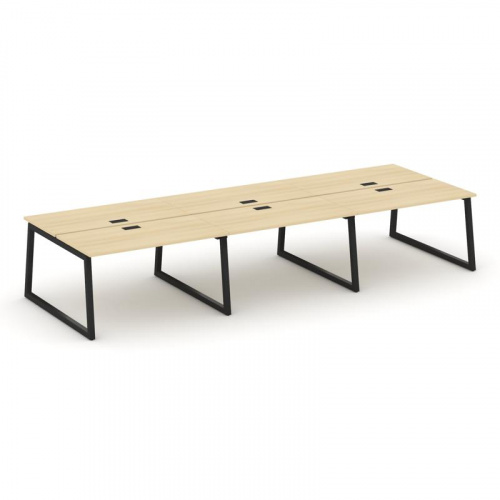 Style Project Рабочая станция 2-х сторон. SN-5T1.DRS-073 Акация Лорка/Металл Антрацит/Заглушка Пласт фото 19