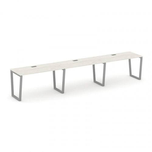 Style Project Рабочая станция 1 сторон. SN-6T2.ORS-032 Акация Лорка/Металл Антрацит/Заглушка Пластик фото 12