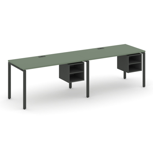 Бенч-система на 2 места с подвесными тумбами Concept CN.ORS-108