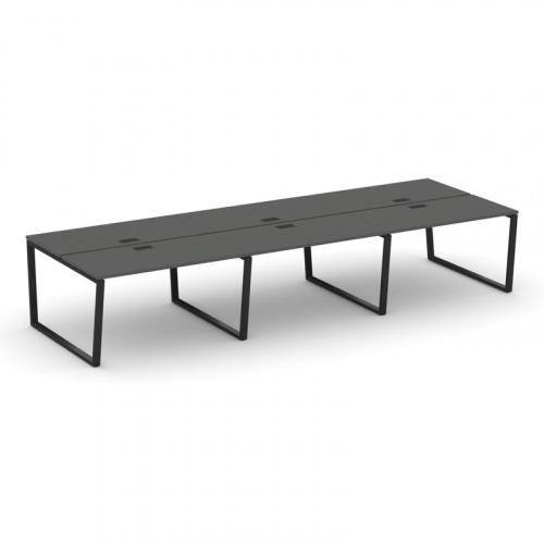 Style Project Рабочая станция 2-х сторон. SN-6T2.DRS-073 Акация Лорка/Металл Антрацит/Заглушка Пласт фото 8