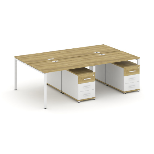 Бенч-система на 4 места с 2 опорными тумбами Concept CN.DRS-318 фото 11