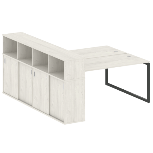 Бенч-система с шкафом-купе на О-обр. м/к Metal System Quattro 40БО.РС-СШК-4.4 фото 13