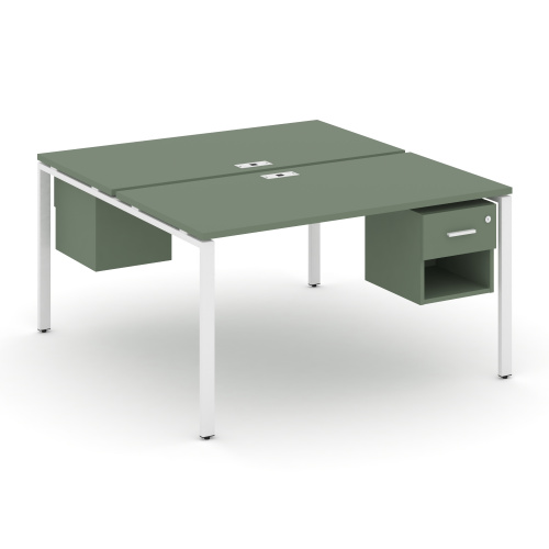 Бенч-система на 2 места с подвесными тумбами Concept CN.DRS-120 Бенч-система на 2 места с подвесными тумбами Concept CN.DRS-120