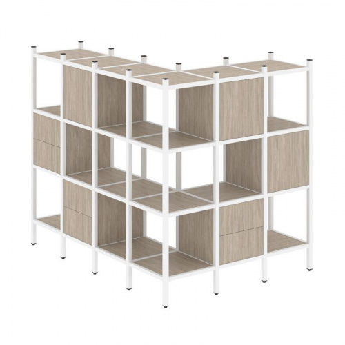 Стеллаж офисный угловой Loft VR.L-52 фото 4 Стеллаж офисный угловой Loft VR.L-52 фото 4