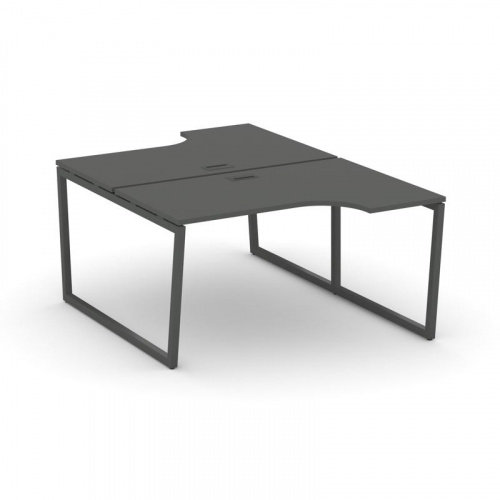 Style Project Рабочая станция эргоном. SN-4T2.DRPA-001 Акация Лорка/Металл Антрацит/Заглушка Пластик фото 27