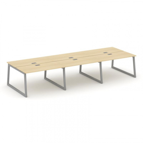 Style Project Рабочая станция 2-х сторон. SN-5T1.DRS-073 Акация Лорка/Металл Антрацит/Заглушка Пласт фото 20