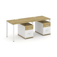 Бенч-система на 2 места с 2 опорными тумбами Concept CN.ORS-313