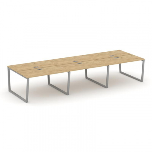 Style Project Рабочая станция 2-х сторон. SN-6T2.DRS-073 Акация Лорка/Металл Антрацит/Заглушка Пласт фото 2