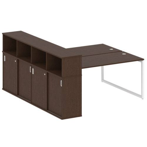 Бенч-система с шкафом-купе на О-обр. м/к Metal System Quattro 40БО.РС-СШК-4.4 фото 5