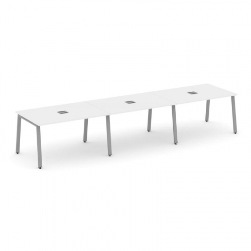 Style Project Стол переговорный SN-6A.SPRG-023 Антрацит/Металл Белый 4410*980*750 фото 9 Style Project Стол переговорный SN-6A.SPRG-023 Антрацит/Металл Белый 4410*980*750 фото 9