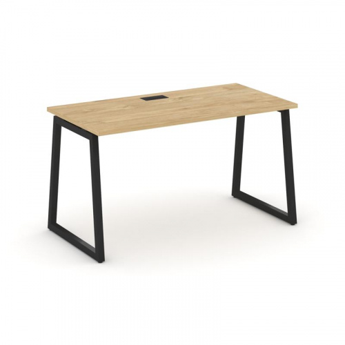 Style Project Стол письменный SN-4T1.SP-024 Акация Лорка/Металл Антрацит/Заглушка Пластик Черный 158 Style Project Стол письменный SN-4T1.SP-024 Акация Лорка/Металл Антрацит/Заглушка Пластик Черный 158