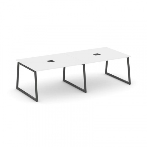 Style Project Стол переговорный SN-4T1.SPRG-043 Акация Лорка/Металл Антрацит/Заглушка Металл Антраци фото 26