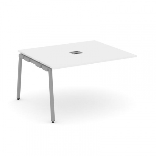 Style Project Проходной наб. элем. перег. стола SN-4A.NSPRG-033 Дуб Табак/Металл Белый 1380*1180*750 фото 5