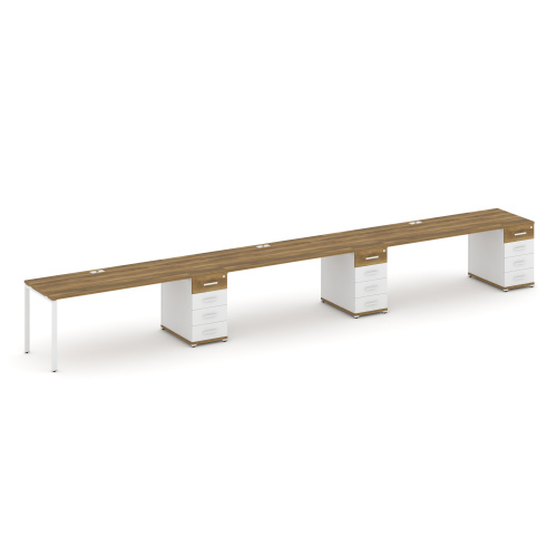 Бенч-система на 3 места с 3 опорными тумбами Concept CN.ORS-444 фото 8 Бенч-система на 3 места с 3 опорными тумбами Concept CN.ORS-444 фото 8