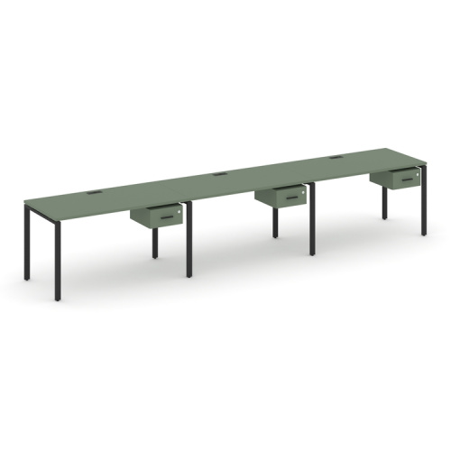 Бенч-система на 3 места с подвесными тумбами Concept CN.ORS-132 Бенч-система на 3 места с подвесными тумбами Concept CN.ORS-132