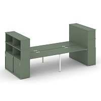 Бенч-система с опорными шкафами-купе Concept CN.DRS-288