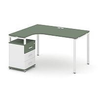 Стол эргономичный с опорной тумбой Concept CN.SA-305(L)