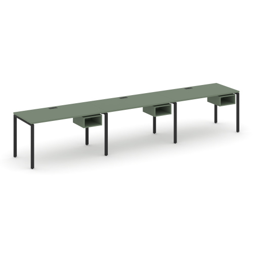 Бенч-система на 3 места с подвесными тумбами Concept CN.ORS-121