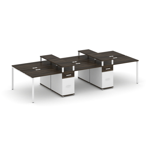 Бенч-система на 6 мест с 2 опорными тумбами Concept CN.DRS-469 фото 10