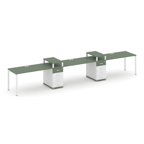 Бенч-система на 3 места с 2 опорными тумбами Concept CN.ORS-452 фото 5 Бенч-система на 3 места с 2 опорными тумбами Concept CN.ORS-452 фото 5