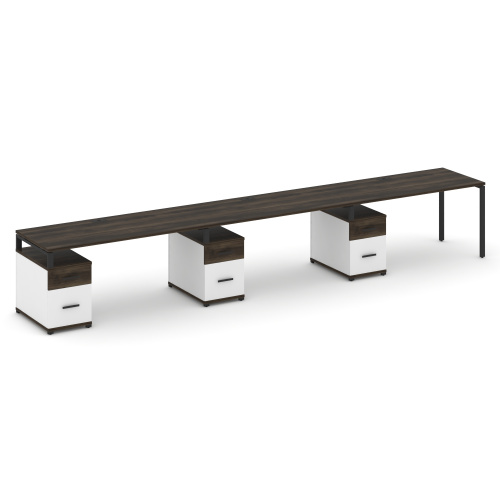 Бенч-система на 3 места с 3 опорными тумбами Concept CN.ORS-348 фото 9