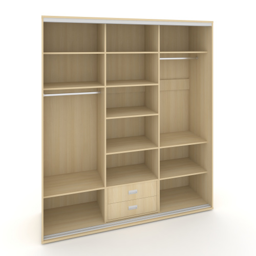 Корпус 3-х секционного шкафа высокого L=1919мм Maris SH.K3-3.1 K2