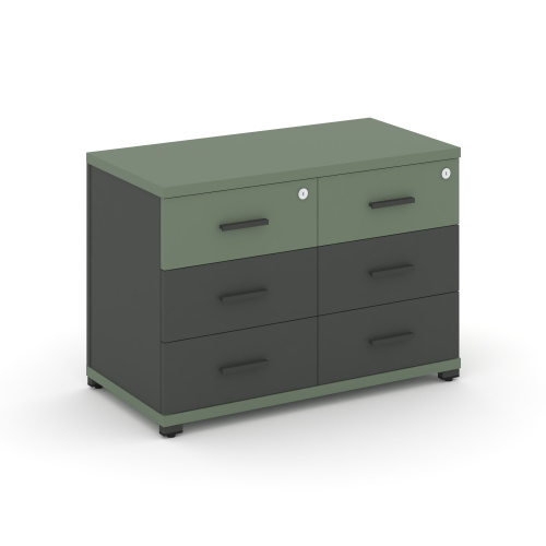 Тумба приставная с 6 ящиками Concept CN.TSP-007 A Тумба приставная с 6 ящиками Concept CN.TSP-007 A