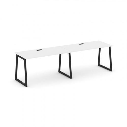 Style Project Рабочая станция 1 сторон. SN-4T1.ORS-024 Акация Лорка/Металл Антрацит/Заглушка Пластик фото 6