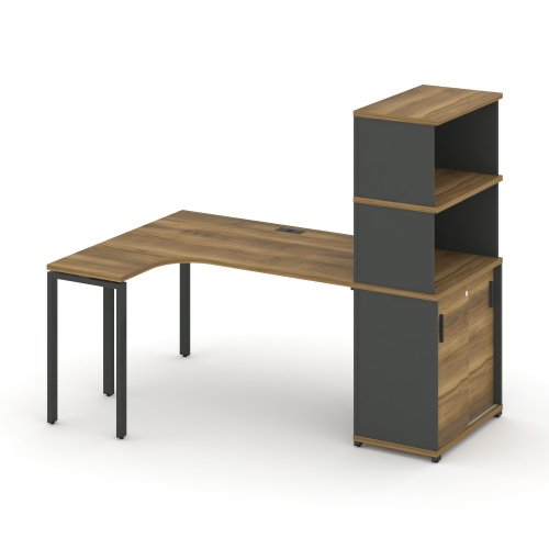 Стол эргономичный с опорным шкафом-купе Concept CN.SA-221(L)