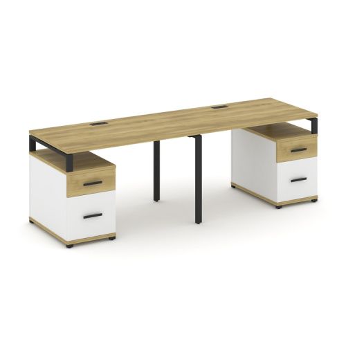 Бенч-система на 2 места с 2 опорными тумбами Concept CN.ORS-322 фото 6